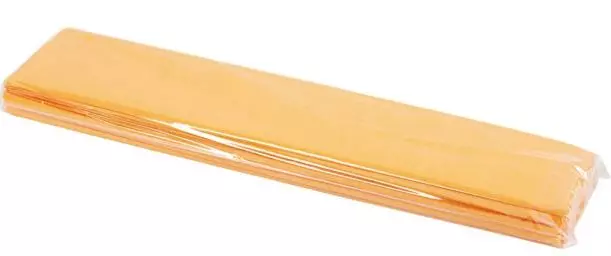 Kreppapir ark 50x250 cm, solgul, 10 legg