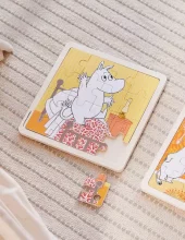 MOOMIN Puzzle Wooden Bedtime Jumping 16pcs