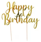 Kakepynt Joker Happy Birthday gull