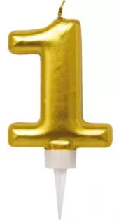 Kakelys Joker gull 8cm 1