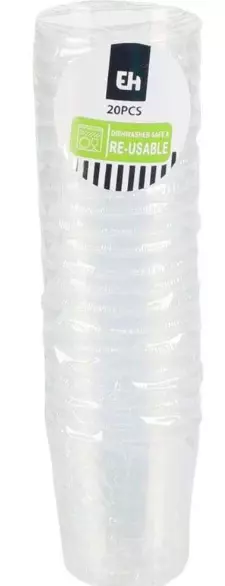 Plast Shotglass 20pk