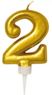 Kakelys Joker gull 8cm 2