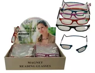 Lesebriller med magnet bøyle