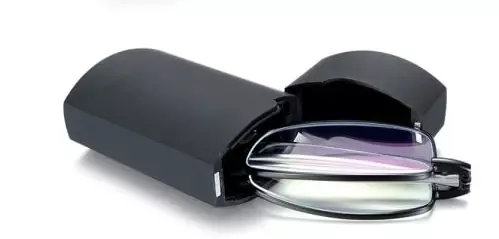 Lesebriller sammenleggbar i etui