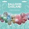 Ballongbue pastell 84 stk TINKA