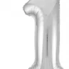 Ballong Joker folie 86cm tall 1 sølv