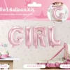 Folieballong kit Rosa GIRL