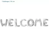 Folieballong Welcome