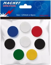 Büngers magneter 20mm Assorterte farger (8)