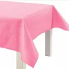 Duk av imitert stoff, rosa B. 125 cm, 10m