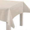 Duk i Imitert Stoff, creme, B: 125 cm, 10m