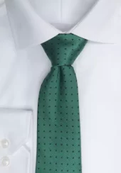 Slips JH&F Tie Dot Green/Navy