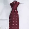 Slips JH&F Tie Dot  Wine/White
