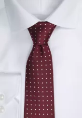 Slips JH&F Tie Dot  Wine/White