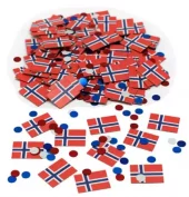 Konfetti Joker flagg Norge