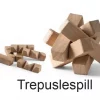 Trepuslespill Naturell Bambus