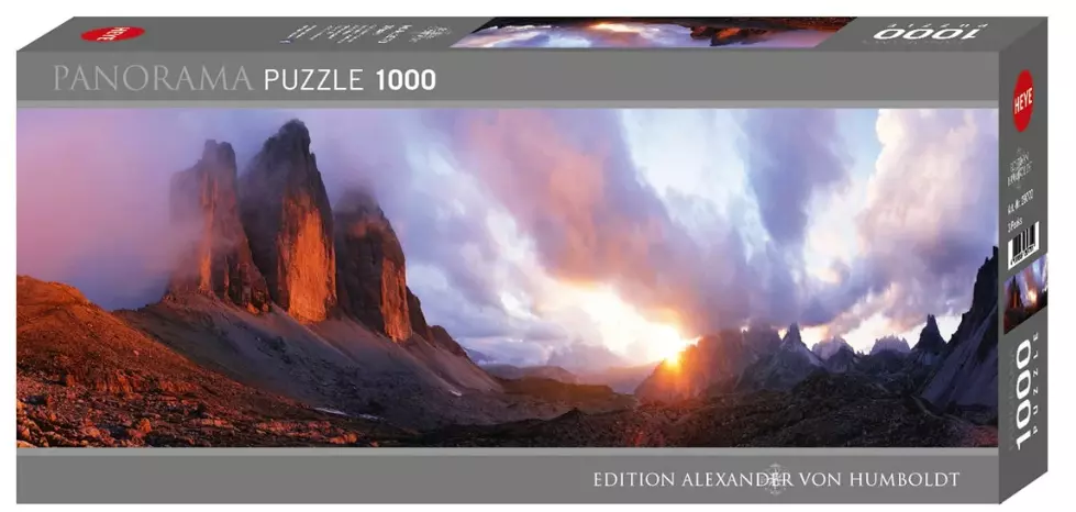 Puslespill 3 Peaks Puzzle 1000 brikker