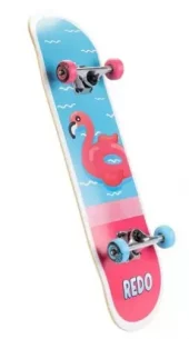 Skateboard ReDo  Co. Gallery Pop Pool Side Flamingo