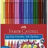 Tusj FABER CASTELL Grip ass farger(10)