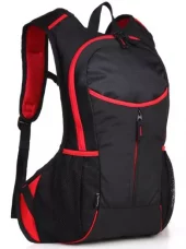 Ryggsekk original bike pack, sort/rød