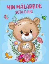 Min fargeleggingsbok Søte dyr