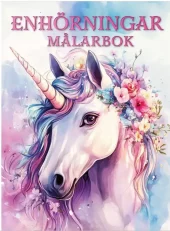 Enhjørninger fargeleggingsbok