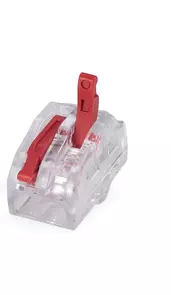 Innstikklemme 0,2 - 2,5 mm² åpne/lukke 2 leder 5stk