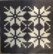 Sitteunderlag Tinde ull 43X43cm