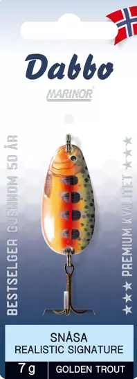 Snåsa Realistic Signature - 7g. Golden Trout. VMC