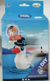 Modelleire Silk clay, opptrekkbar fugl med hatt