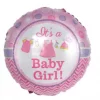 Folieballong rund it`s a baby girl