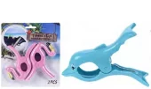 Badehåndkleklyper 2 pk
