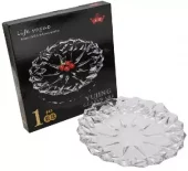 Kakefat mønstret glass 33,5cm