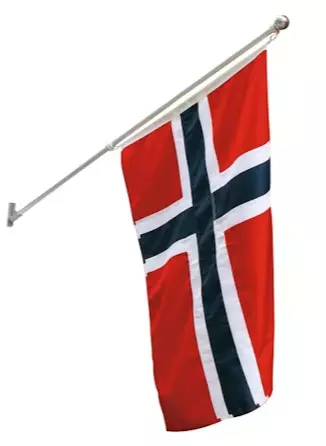 Balkongflagg snurrefri inkl. feste