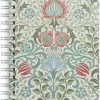 Spiralbok BURDE A5 Flowers blå-grønn
