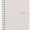 Spiralbok BURDE A5 beige