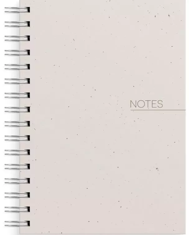 Spiralbok BURDE A5 beige