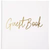 Gjestebok JOKER guestbook hvit/gull