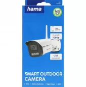 Hama Smart Overvåkingskamera Utendørs Nattsyn Hvit