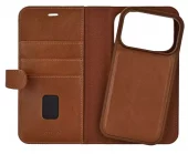 BUFFALO Mobildeksel 2-i-1 3 Kort MagSeries Brun - iPhone 17 Pro