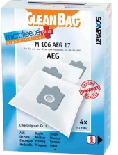 CLEANBAG Microfleece+ Støvsugerpose AEG Gr.5 4+1 M 106