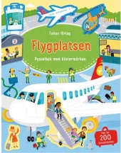 Flyplassen: Puslebok med klistermerker