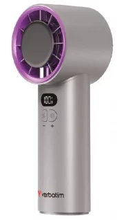 VERBATIM Cool’n’Go IceTouch Handheld Fan Grey-Purple