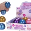 Squeeze stress glitter ball 60mm