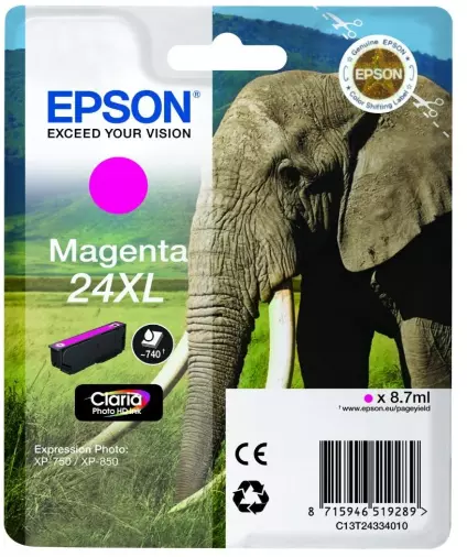 24 XL M Epson rød