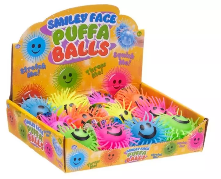 Smiley Face Puffa Balls