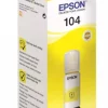 104 Blekk Epson T104 Y EcoTank gul