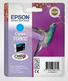T0802 C Blekk Epson blå