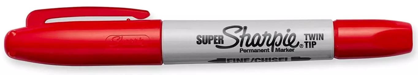 Sharpie Super twin tip rød