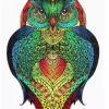 Puzzle Wooden colored Owl